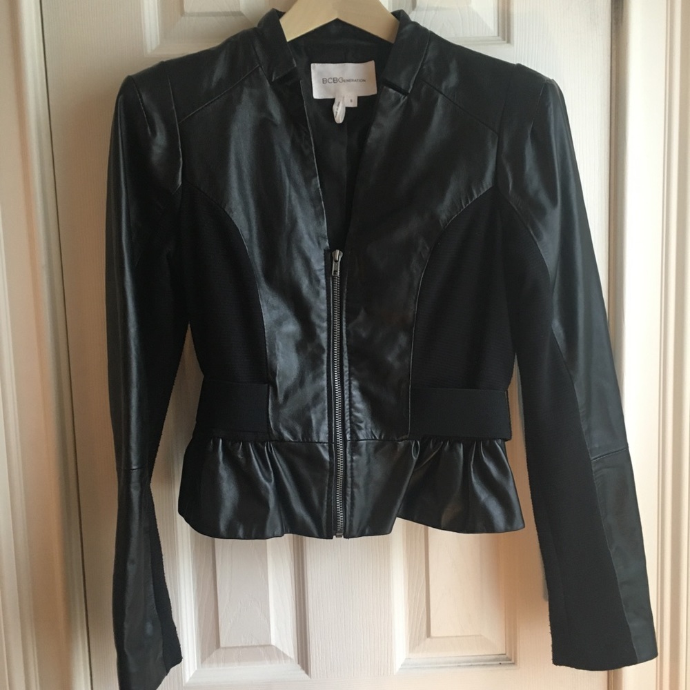 BCBG Genuine Leather Jacket